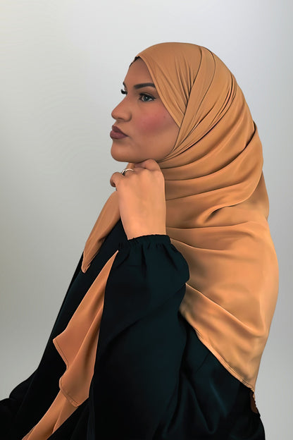 Premium Chiffon Hijab - Cacao