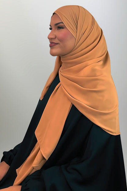 Premium Chiffon Hijab - Cacao