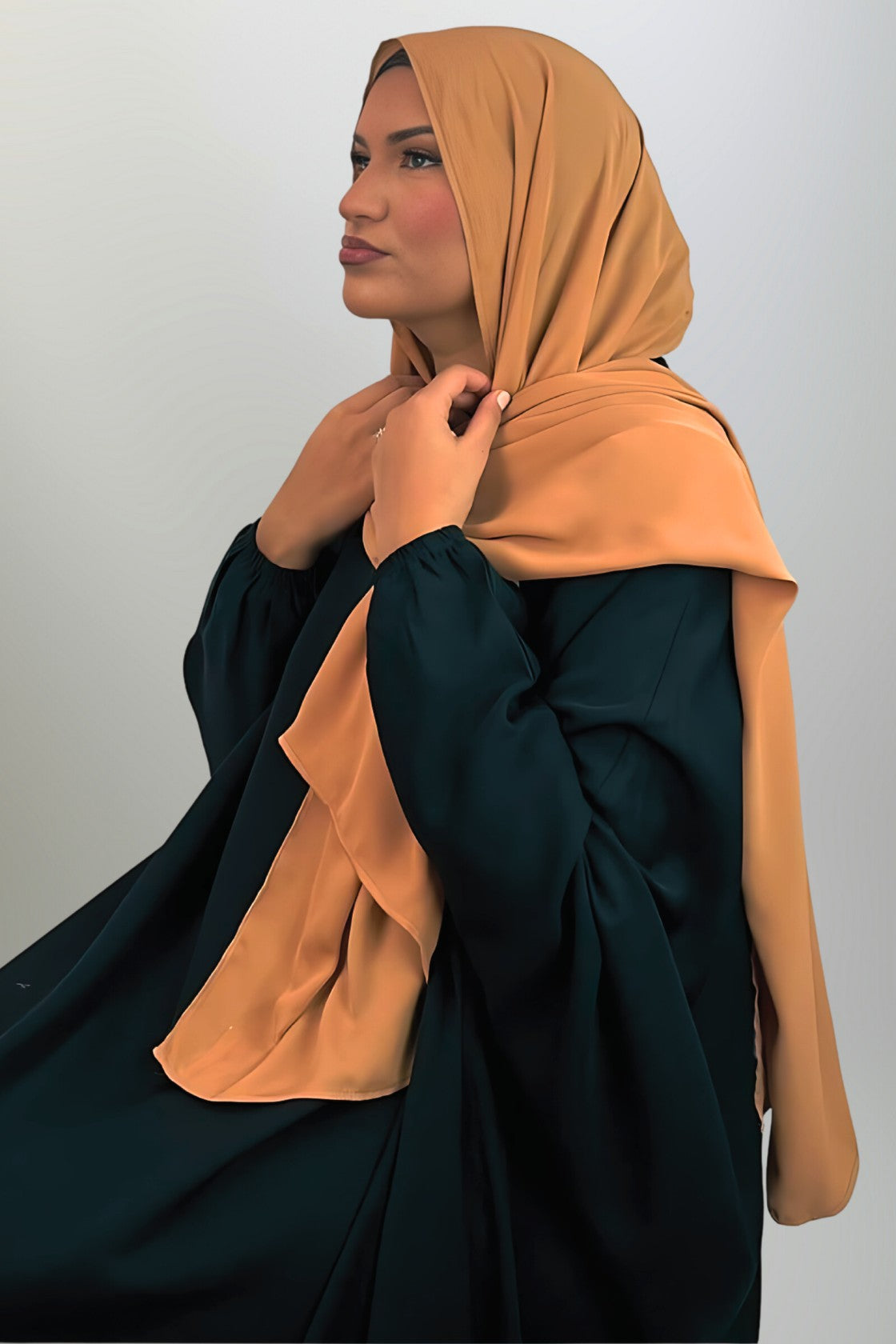 Premium Chiffon Hijab - Cacao