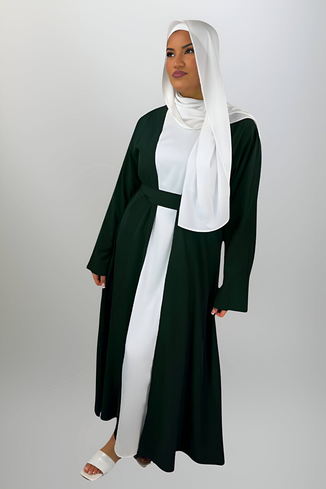 Emerald Open Abaya