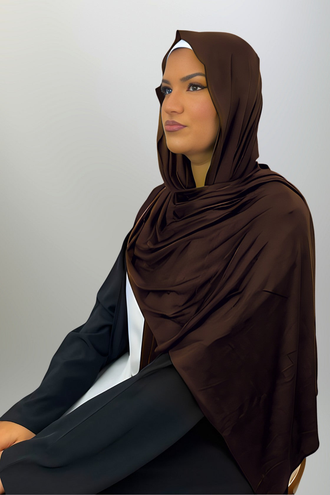 Premium Jersey Headscarf - Mocha