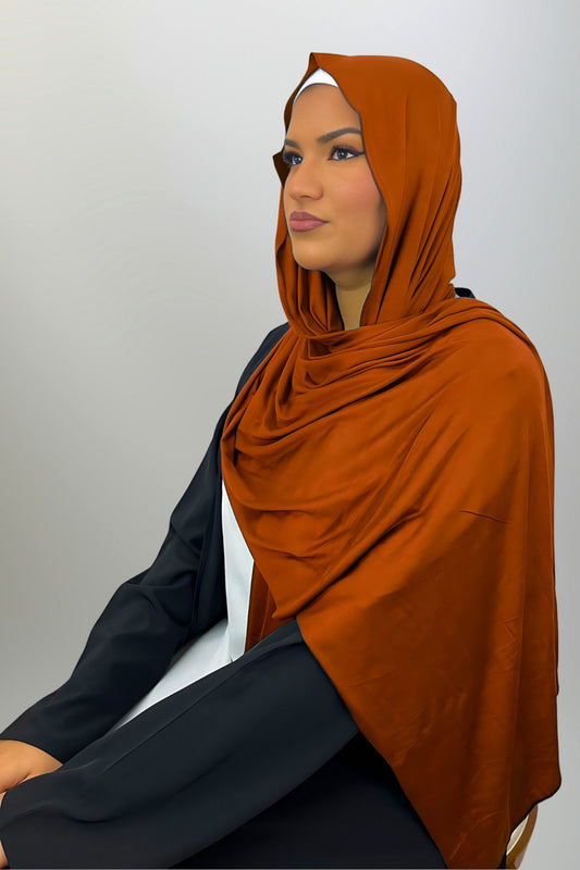 Premium Jersey Headscarf - Paprika