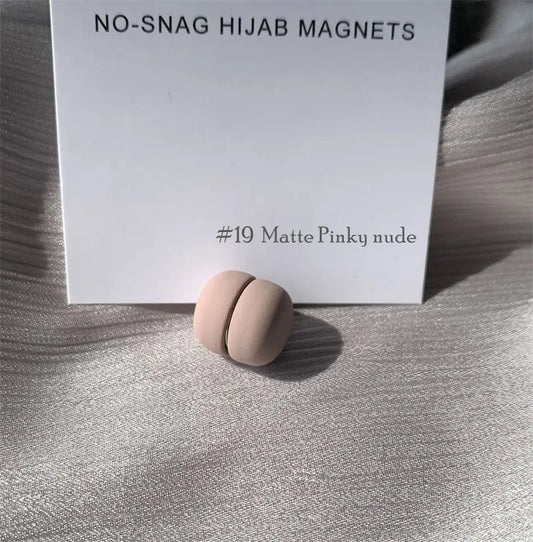 Premium Hijab Magnet - Matte Nude